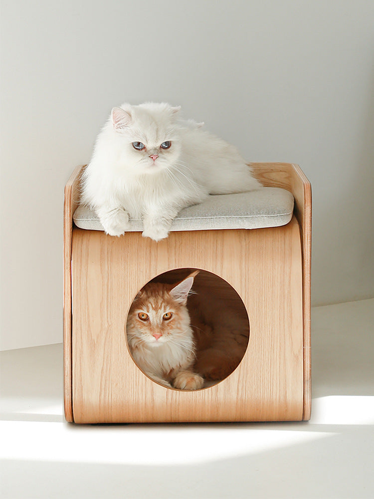 Four Seasons Universal Removable And Washable Wooden Pet Bed